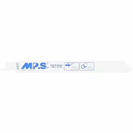 PUUKKOSAHANTERÄ 200MM BIM 18TPI 4402 METALLI 2KPL - Työkalujen Terät - MPS44022 - 1